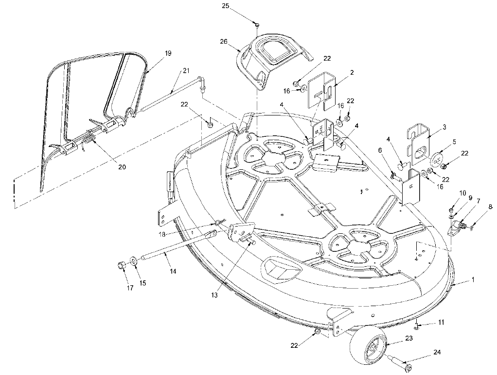 42 Inch Deck Assembly