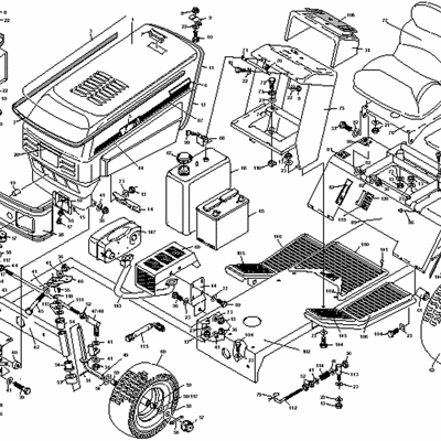 Tractor Chassis and Upper Body Panels – T1400, T1800 and T1600 Early
