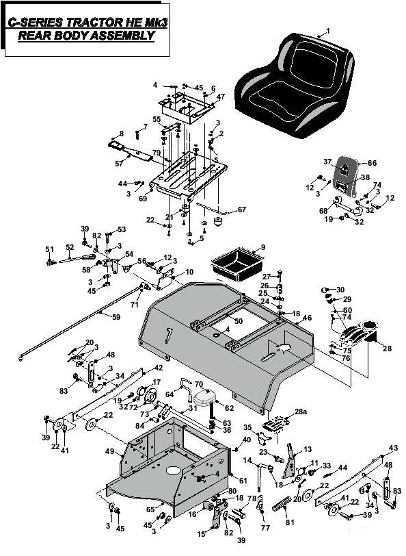 HE MK3 Rear Body Assembly