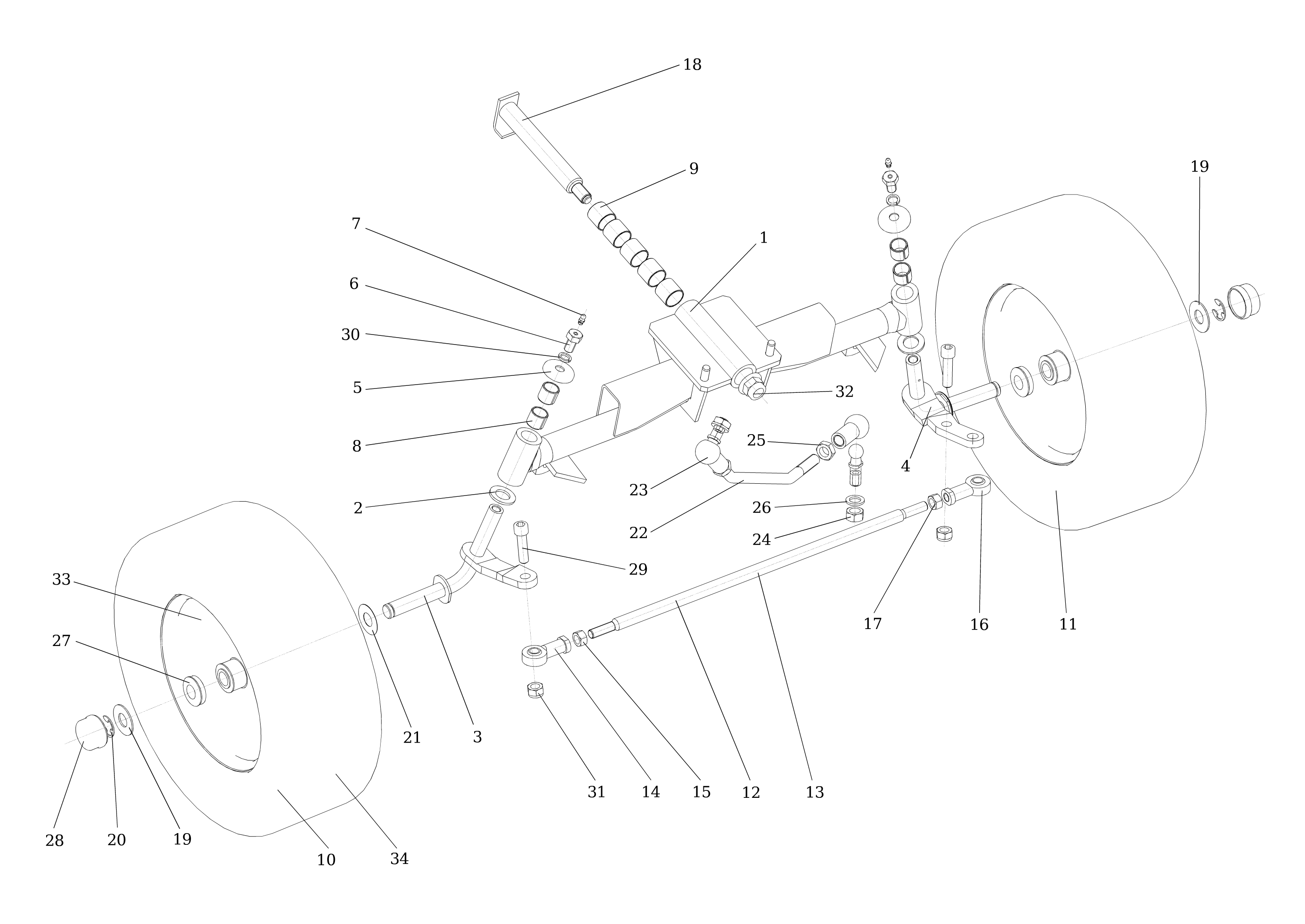 Front axle