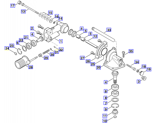 FH-KM ANGLE DRIVE 0 - 90
