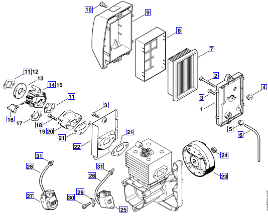 AIR FILTER - IGNITION SYSTEM