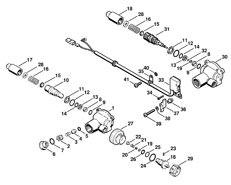 Regulation valve block RE 110 K
