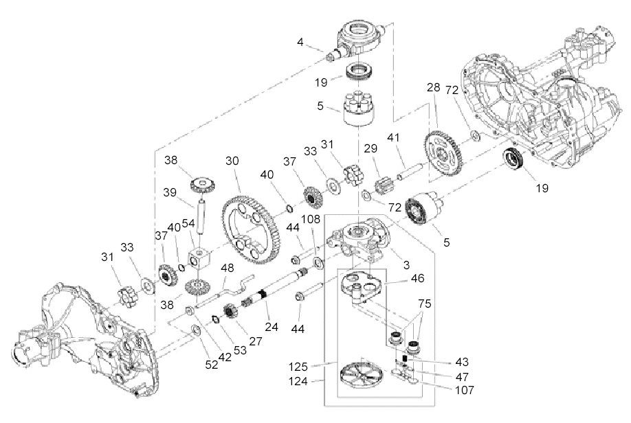 Gear Assembly Transaxle No 104-1760