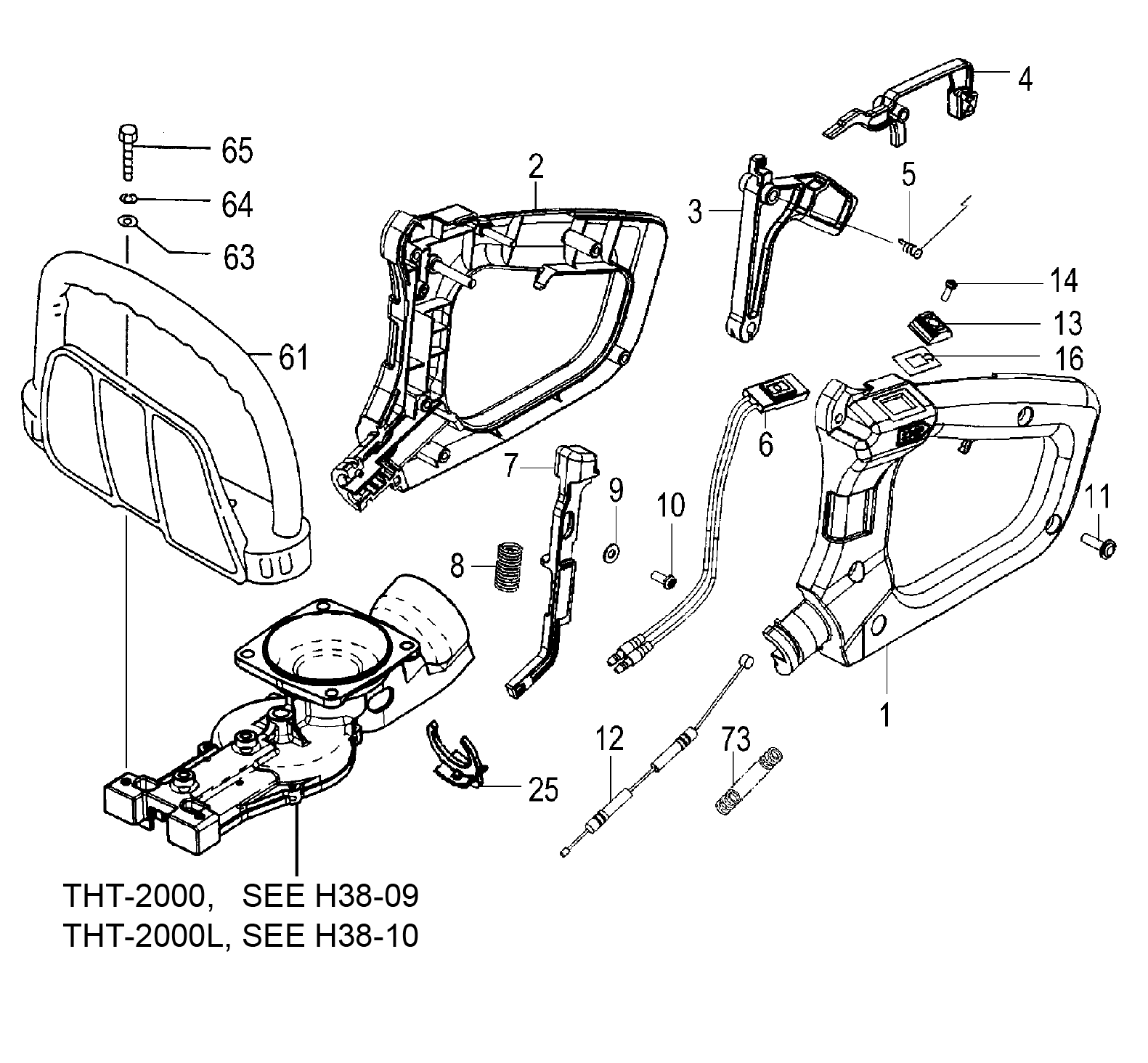 HANDLE (SERIAL N0. C022301-)