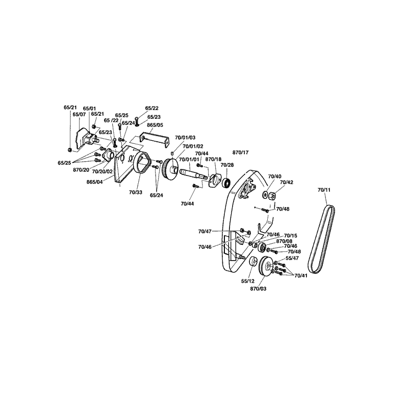 Qualcast Classic Electric 30 (F016313042) Parts Diagram, Page 6