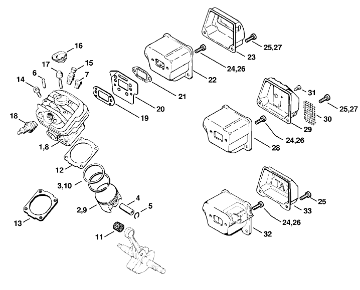 Stihl MS 260 Chainsaw (MS260 FarmBoss) Parts Diagram, Shroud