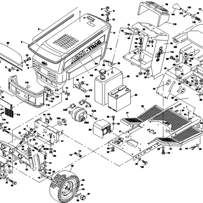 Tractor Chassis and Upper Body Panels
