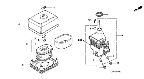 E-15 AIR CLEANER 