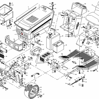 Tractor Chassis and Upper Body Panels