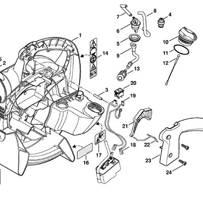 Stihl (BG56C-EZ) Parts Diagrams