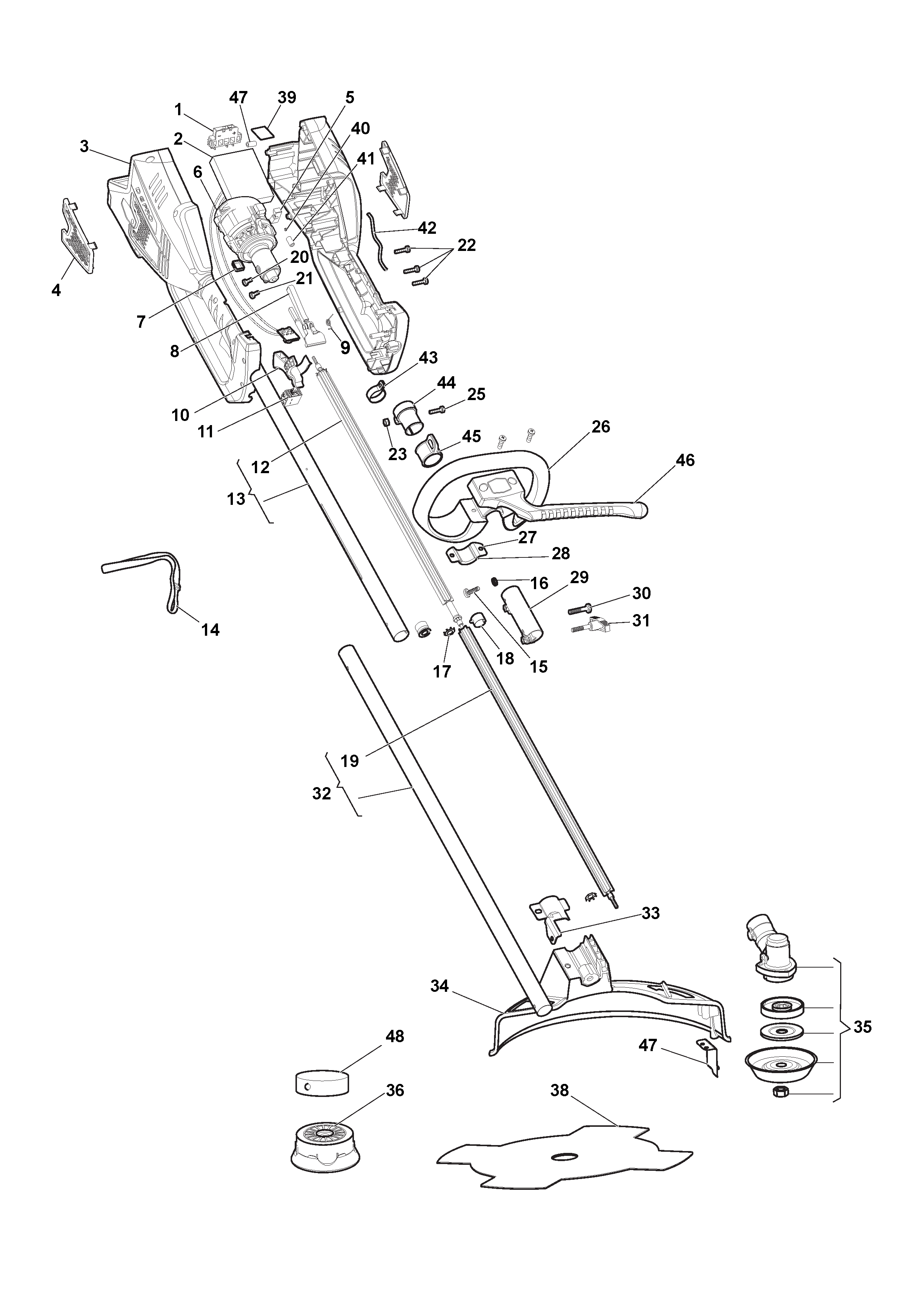 Brushcutter Battery