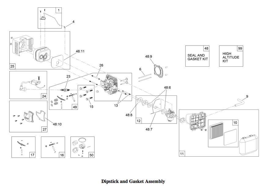 Dipstick & Gasket Assembly