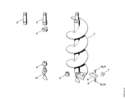 D-Earth auger