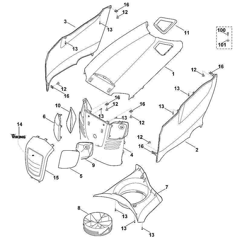 E - Engine Hood