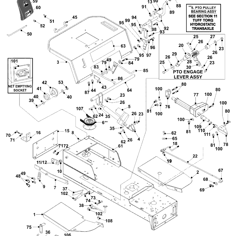 Countax K Series K1850 Lawn Tractor 2006 (2006) Parts Diagram, Page 7