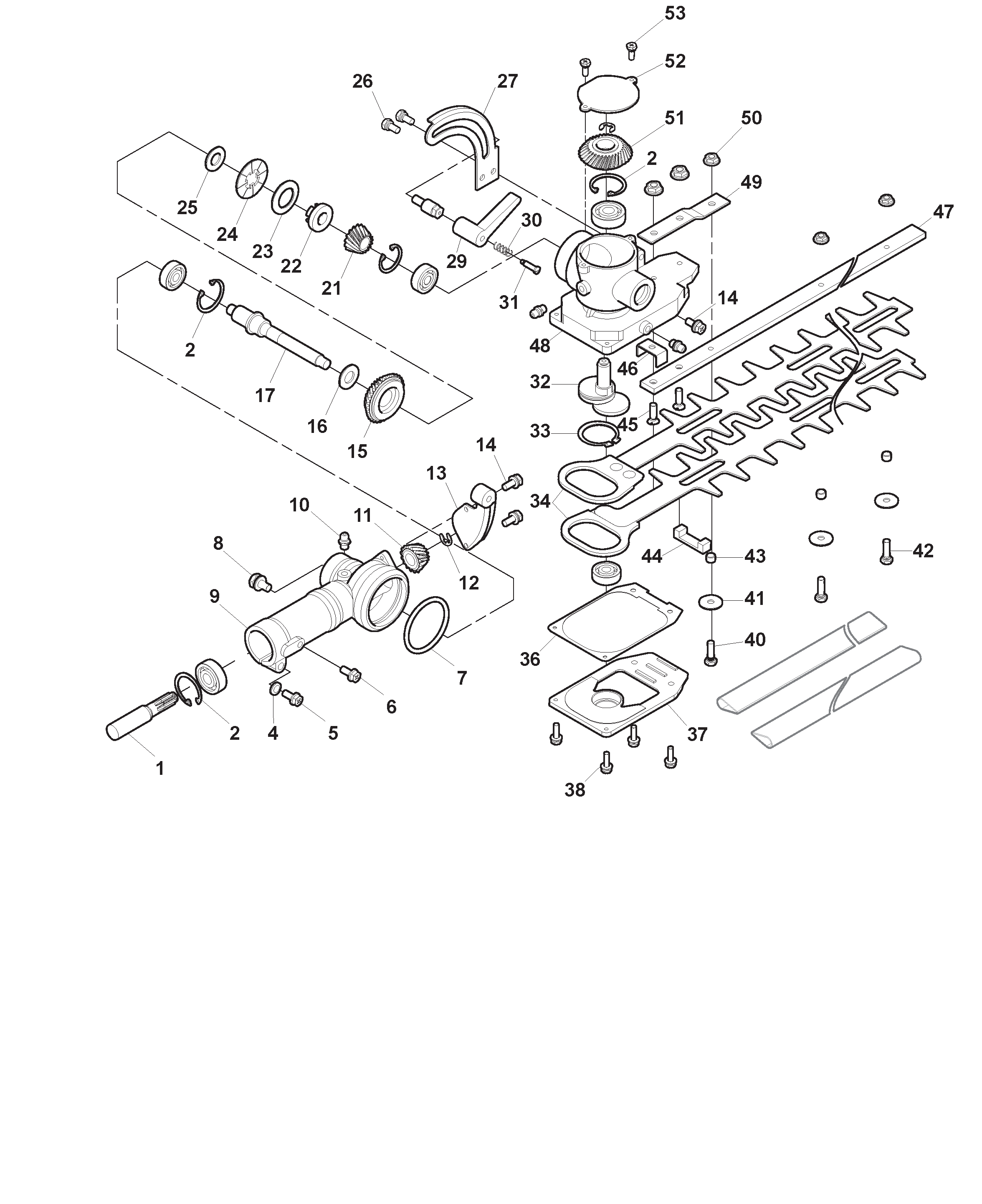 Hedge Trimmer Attachment