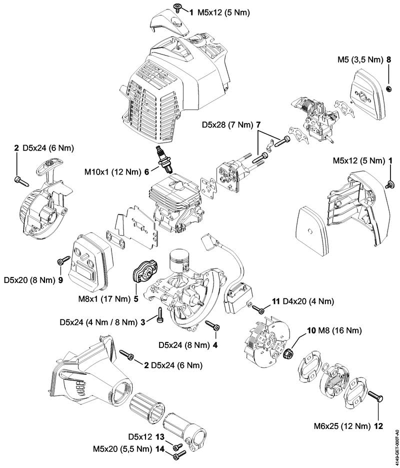M TIGHTENING TORQUES