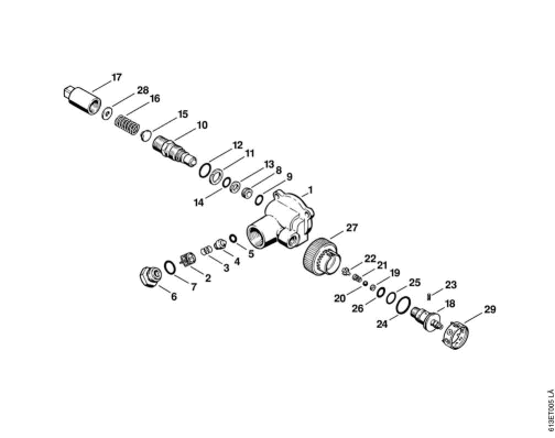 D-Regulation valve block