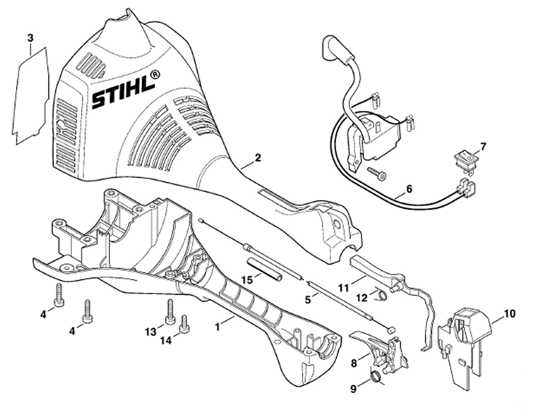 ENGINE HOUSING (WRAP AROUND HANDLE)