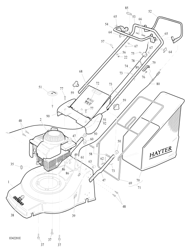 Upper Main Frame Assembly