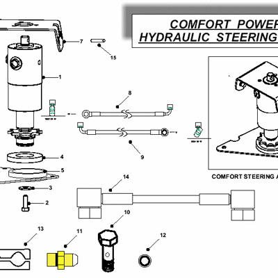 Comfort Power Hydraulic Steering Assembly