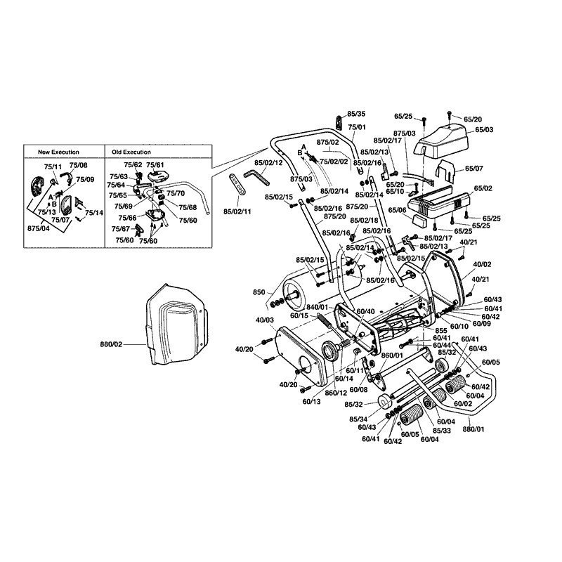 Qualcast Classic Electric 30 (F016L80591) Parts Diagram, Page 1