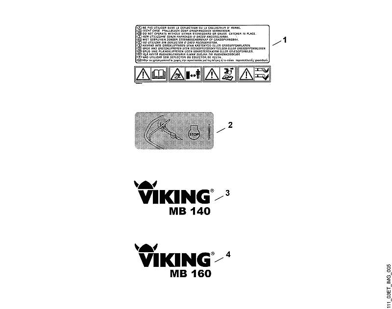 MB 140-E LABELS