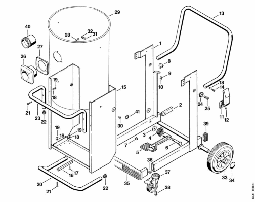 F-Tipping frame SE 202