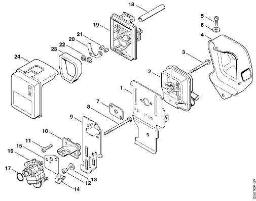 D-Muffler, Air filter