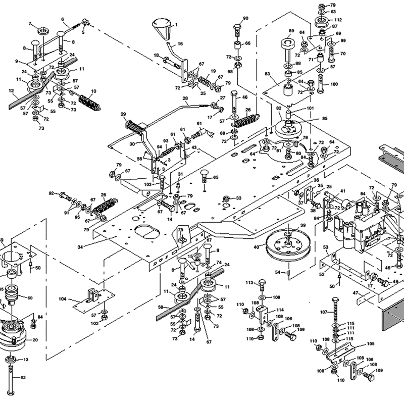 1998 S T SERIES WESTWOOD TRACTORS T1600 42 Parts Diagram Tractor 1998-s-t-series-westwood-tractors-t1600-42-parts-diagram-tractor