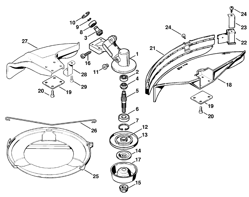 Gear head, Deflector