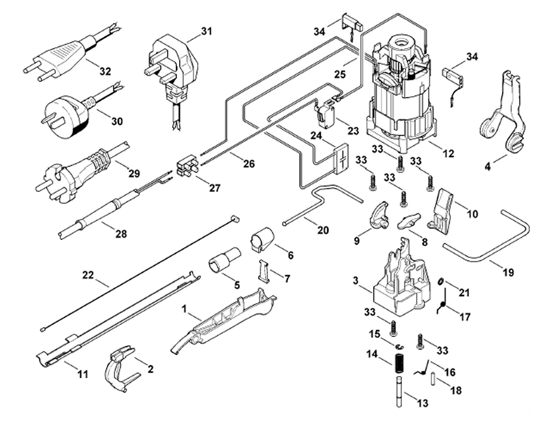 electric motor - switching system