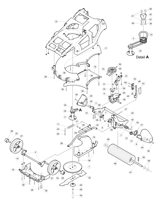 Lower Main Frame Assembly