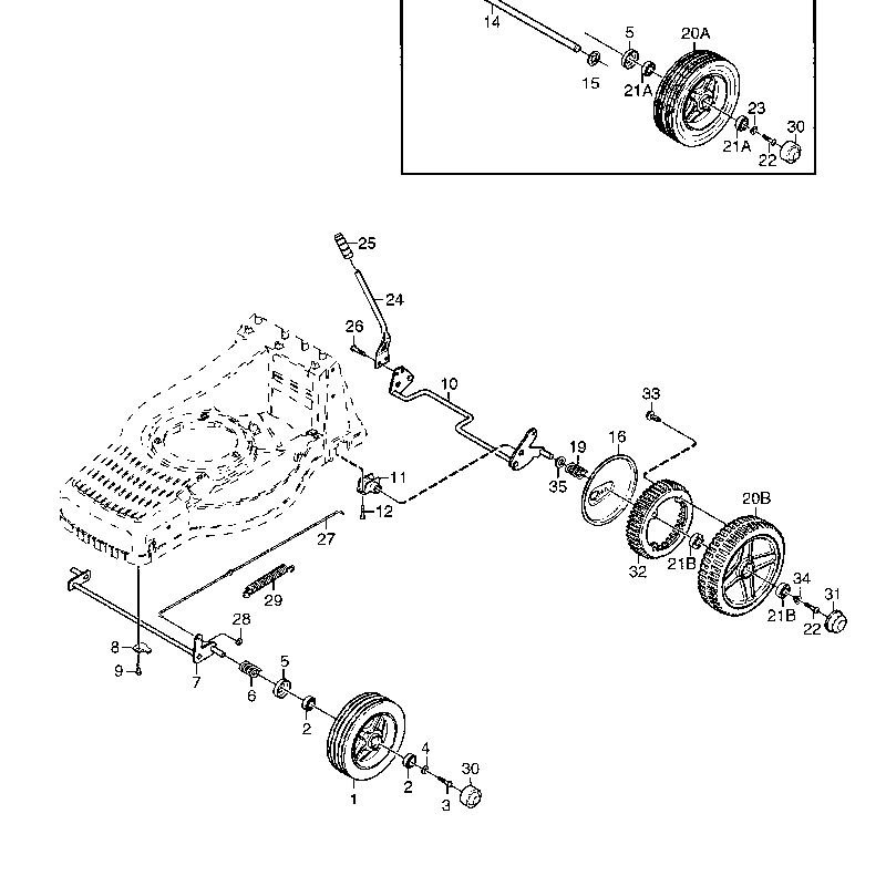 Mountfield M4SP (01-2003) Parts Diagram, Page 3