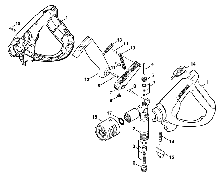 Spray gun RE 521