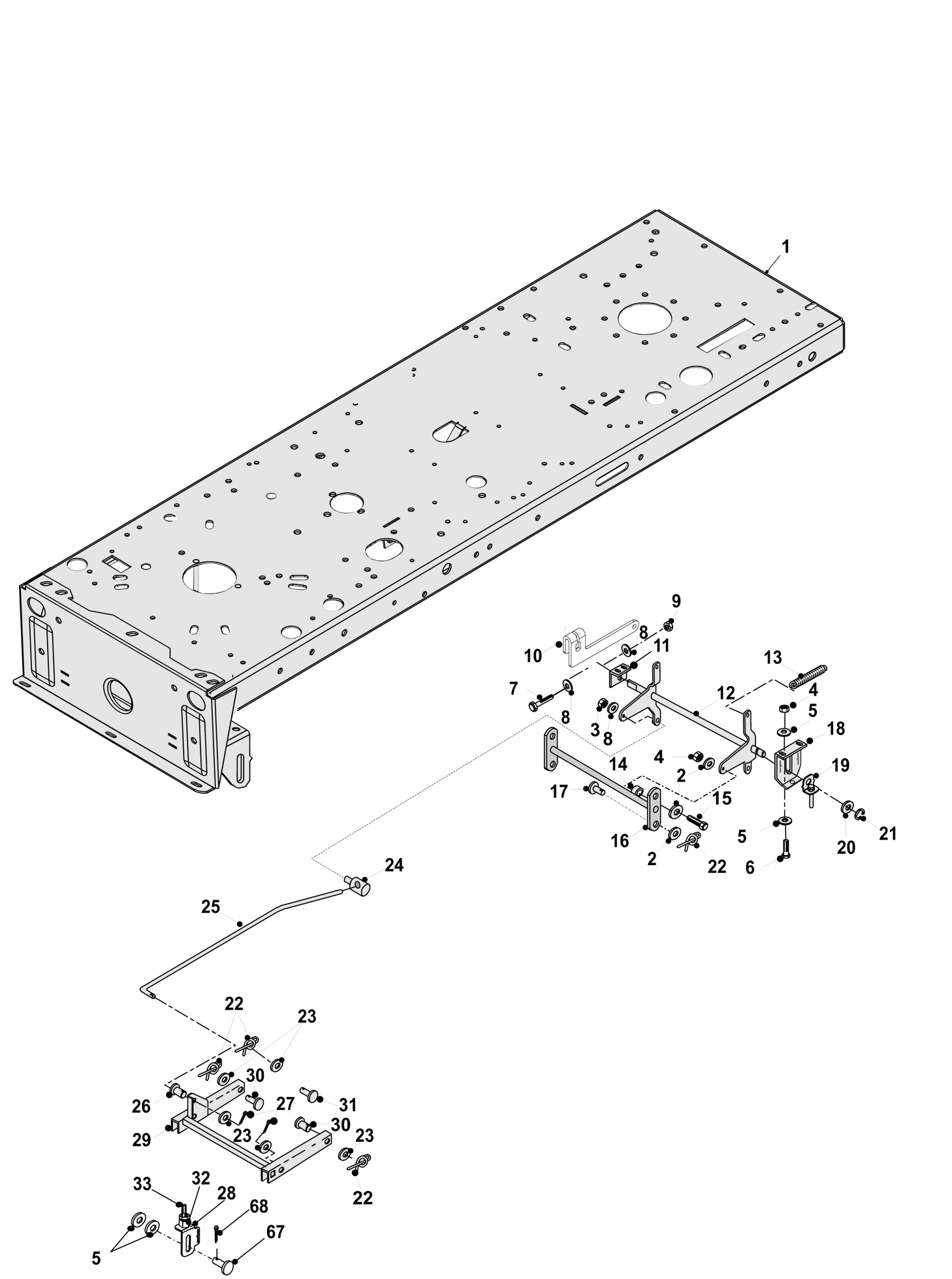 Deck Cradle Assy 