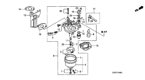 E-14 CARBURETTOR 