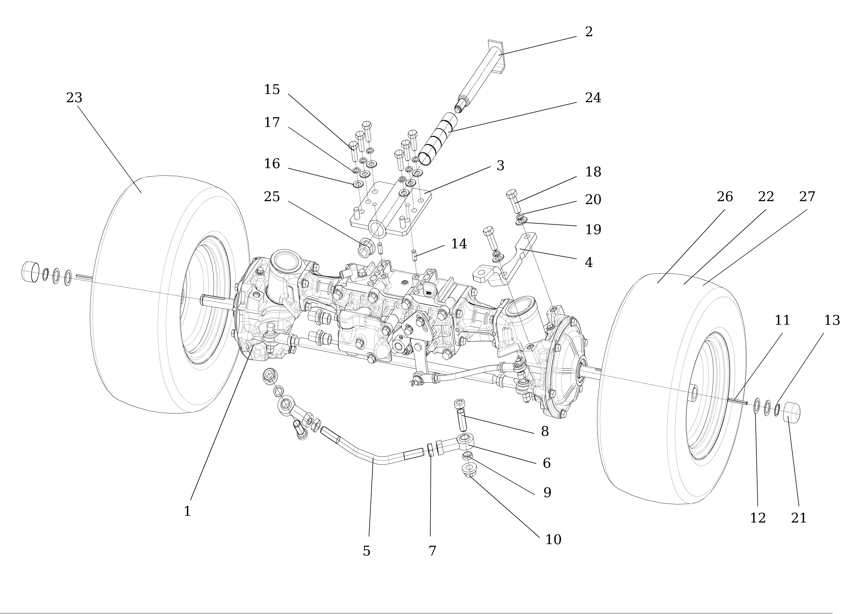 Front axle