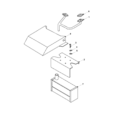 TWIN EXHAUST (B&S ENGINE) ASSEMBLY
