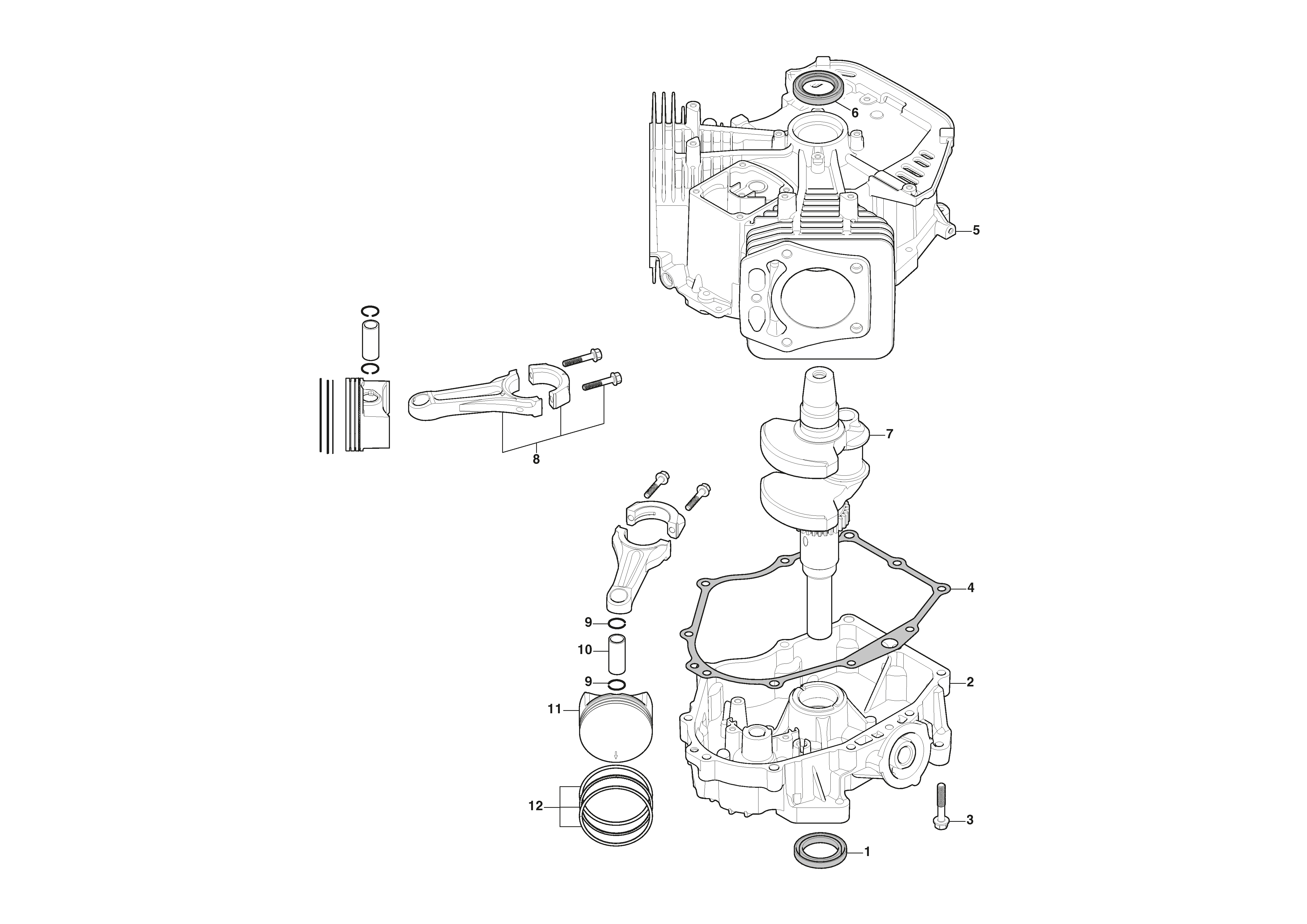 Piston, Crankshaft, Crankcase_0