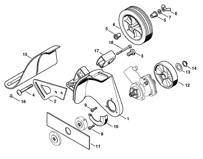 Drive tube assembly FC 95