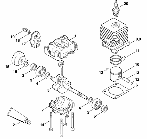 CRANKCASE-CYLINDER