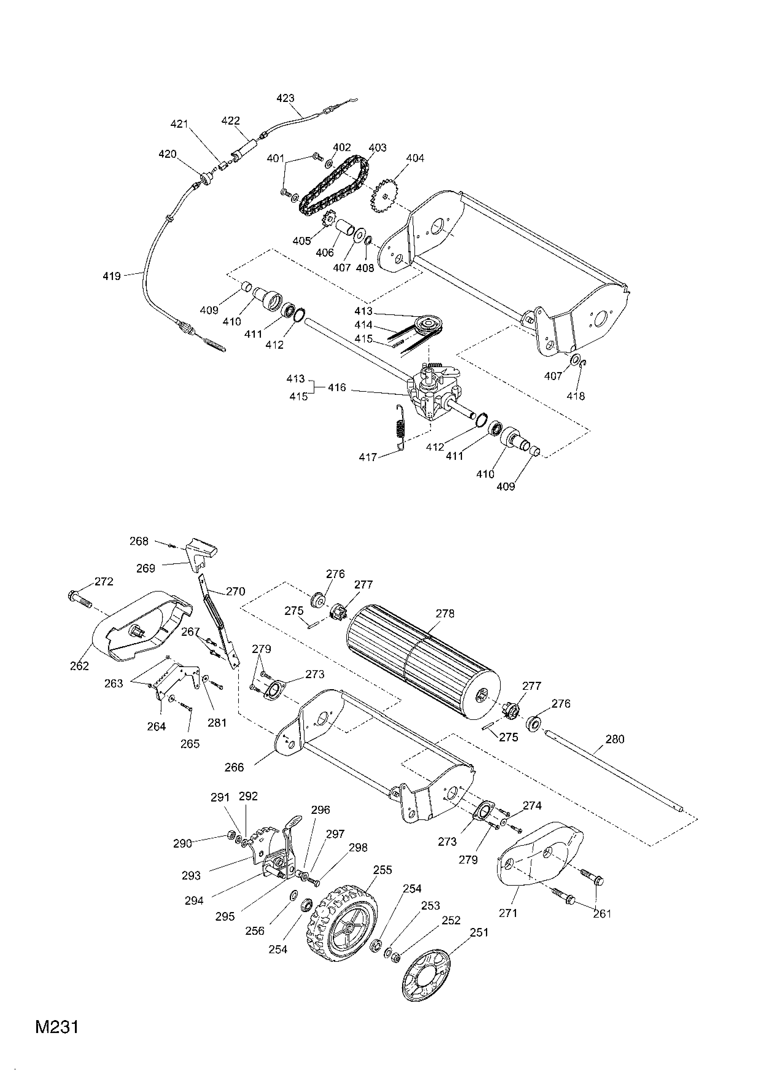 Wheel Suspension Transmission