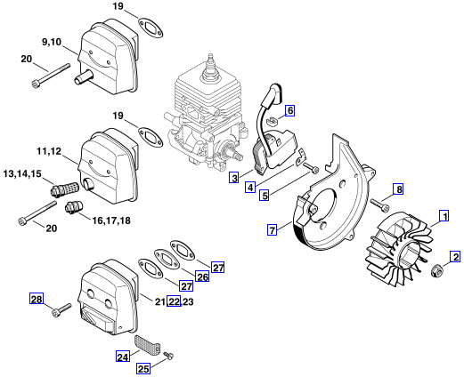 Ignition System-Muffler