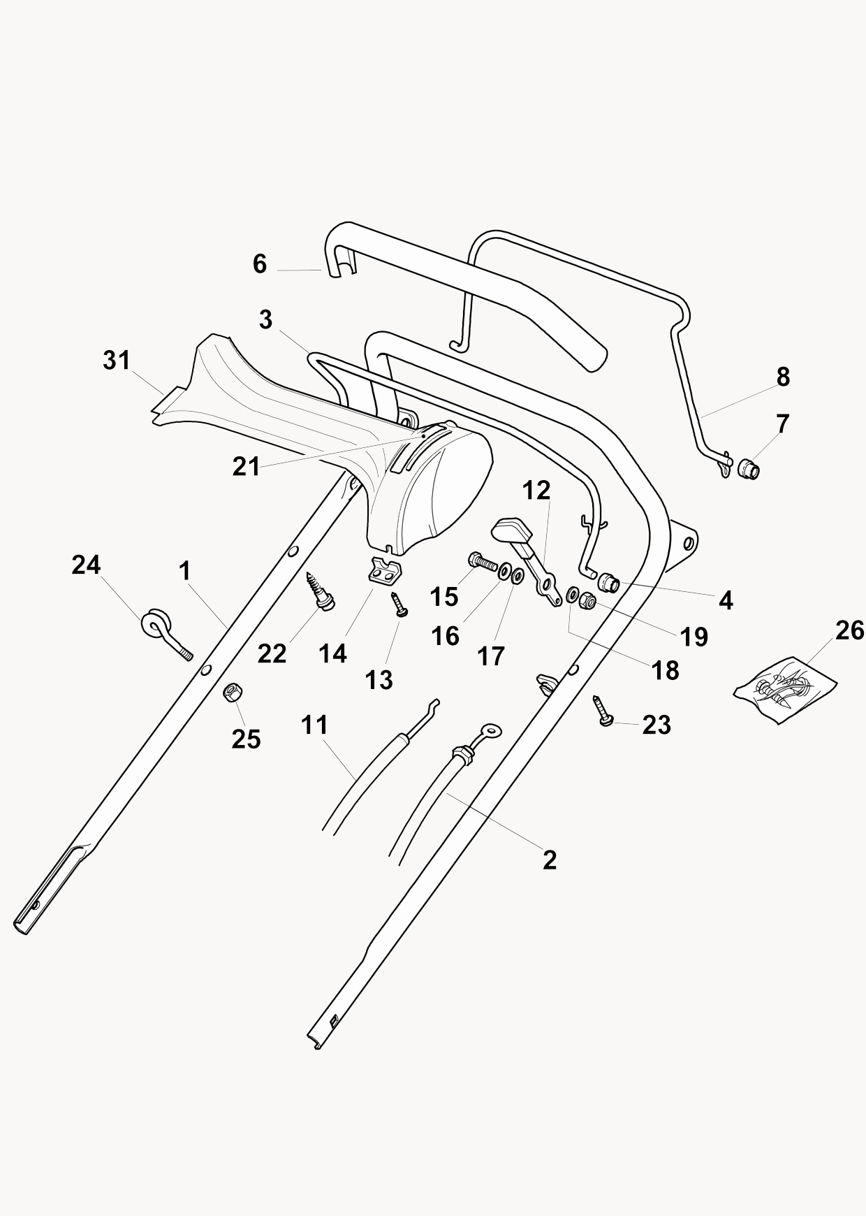 Handle, Upper Part
