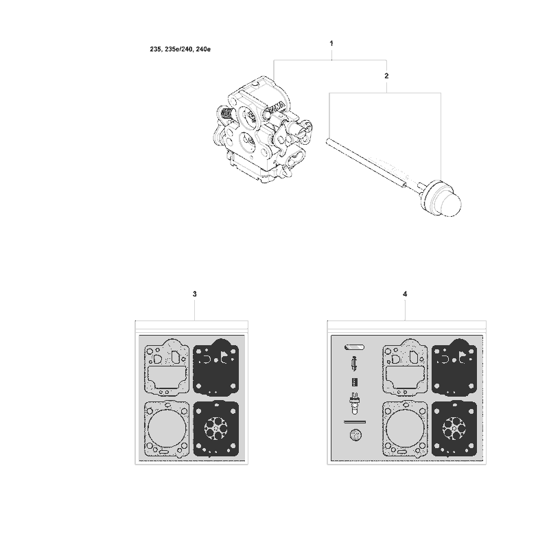 Husqvarna 235e Chainsaw (2008) Parts Diagram, Page 15