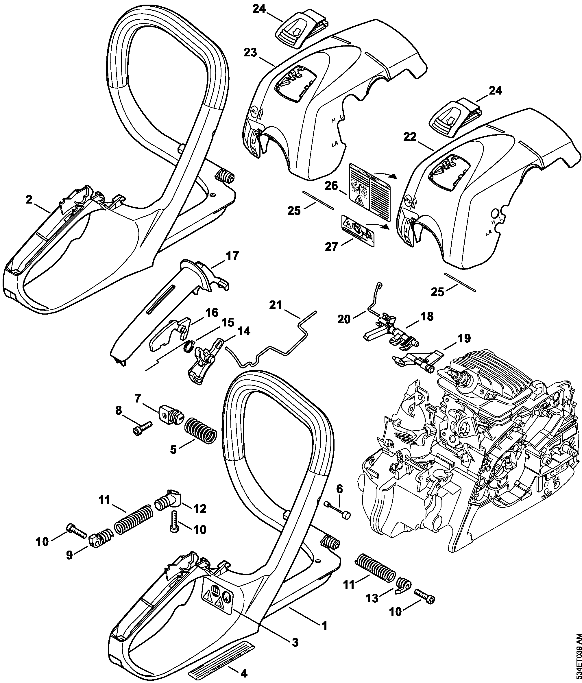 Handle frame