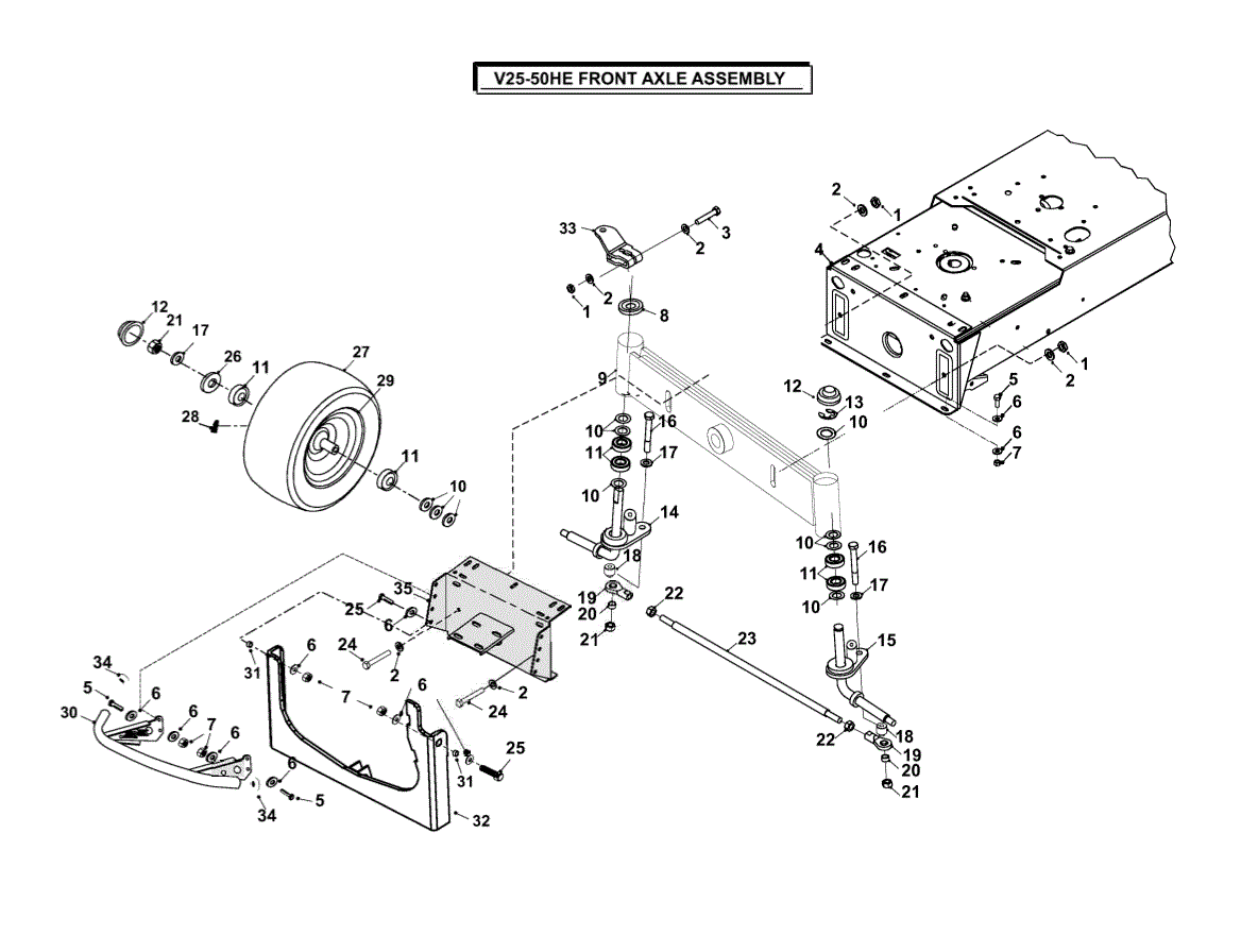 Front Axle Assy