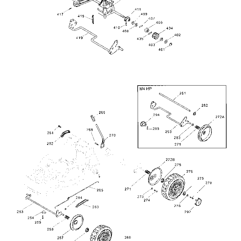 Mountfield M4SP (01-2005) Parts Diagram, Page 2